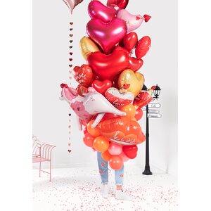 Confetti Hearts, 1,6x1,6 cm, light pink, 15g: