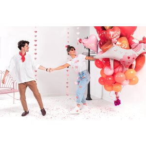 Confetti Hearts, 1,6x1,6 cm, light pink, 15g: