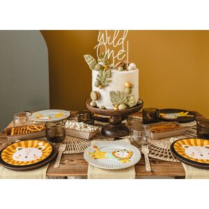Wooden topper Wild One, 22cm