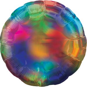 Hologrammisateenkaari pyöreä tavallinen foliopallo