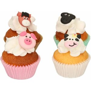 FunCakes FunCakes Sugar Decorations Farm Animals Set/12