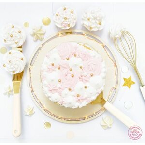 Scrapcooking ScrapCooking Golden Spatula/Whisk/Cake Server Set/3