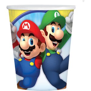Super Mario pahvimuki 8 kpl/pkt 250 ml