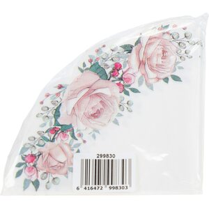 Pyöreäkulmalautasliina ruusut 32 cm 12 kpl/pkt