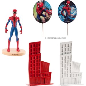 Kakunkoristesetti Spiderman muovia