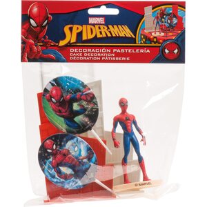 Kakunkoristesetti Spiderman muovia