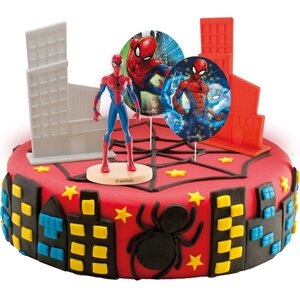 Kakunkoristesetti Spiderman muovia