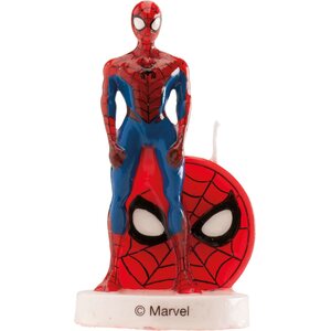 Kakkukynttilä Spiderman 3D 9 cm