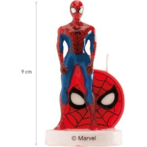 Kakkukynttilä Spiderman 3D 9 cm