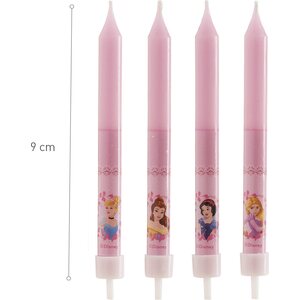 Kakkukynttilä Prinsessa 8 kpl/pkt 9 cm
