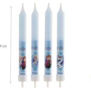Kakkukynttilä Frozen 8 kpl/pkt 9 cm