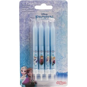 Kakkukynttilä Frozen 8 kpl/pkt 9 cm