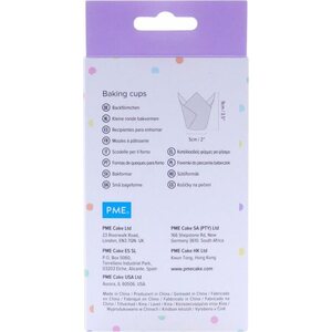 PME muffinsikääre sateenkaari polka dots 24 kpl/pkt