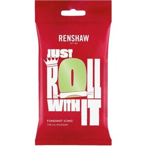 Renshaw sokerimassa pastellin vihreä 250 g