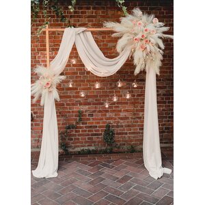 Pampas grass artificial, light cream, 10x45cm