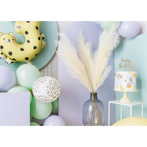 Pampas grass artificial, light cream, 10x45cm