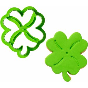 Decora FOUR-LEAF CLOVER PLASTIC COOKIE CUTTER