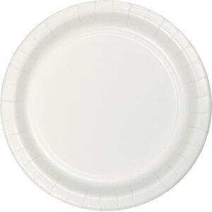 Suuri pahvilautanen white 8 kpl/pkt