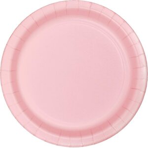 Suuri pahvilautanen classic pink 8 kpl/pkt