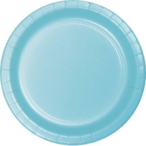 Suuri pahvilautanen pastel blue 8 kpl/pkt