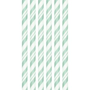 Mintunvihreä pahvipilli taitoksilla 24 kpl/pkt