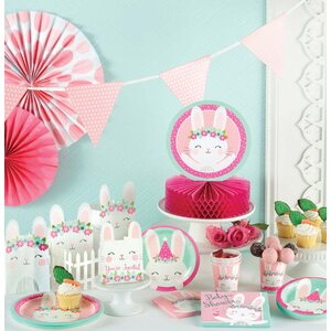 Birthday bunny pahvimuki 8 kpl/pkt