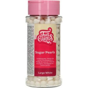 FunCakes Sugar Pearls Large White 70 g