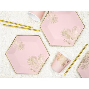 Cups Leaves, light pink, 220ml