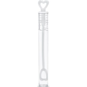 Soap bubbles Heart, white:  1pkt/48pc.