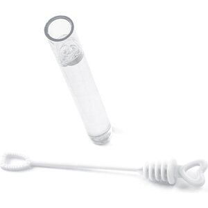 Soap bubbles Heart, white:  1pkt/48pc.