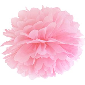 Tissue paper Pompom, light pink, 25cm .