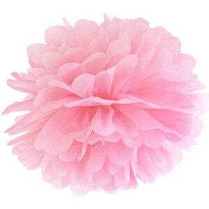 Tissue paper Pompom, light pink, 35cm .