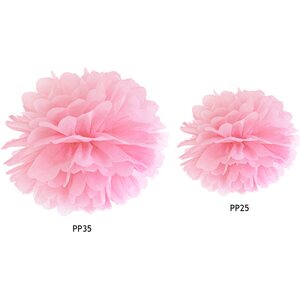 Tissue paper Pompom, light pink, 35cm .