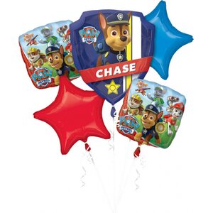 Bouquet "Paw Patrol  " 5 Foil Balloons, P75, packed