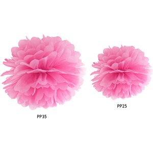 Tissue paper Pompom, pink, 25cm .