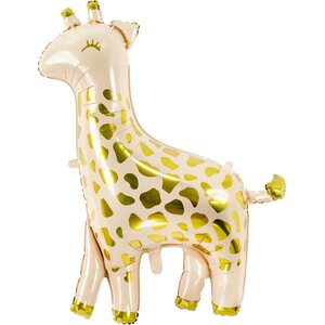 Foil balloon Giraffe, 100x120 cm, mix