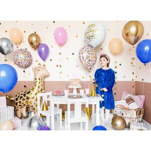 Foil balloon Giraffe, 100x120 cm, mix