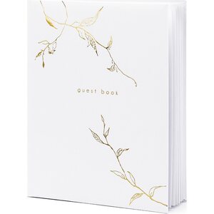 Guest Book, 20x24.5cm, white, 22 pages
