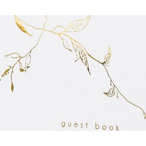 Guest Book, 20x24.5cm, white, 22 pages