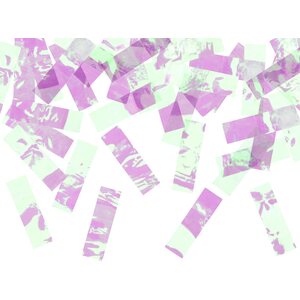 Confetti cannon, iridescent, 60cm