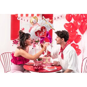 Napkins Heart, red, 14.3x12.5 cm