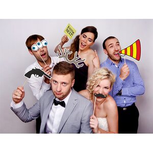 Props Moustache 1pkt/6pc.
