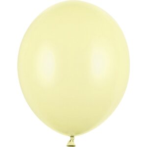 Strong Balloons 30cm, Pastel Light Yellow: 1pkt/10pc.