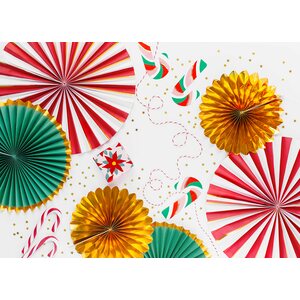 Paperiruusuke värilajitelma 26-43 cm 3 kpl/pkt