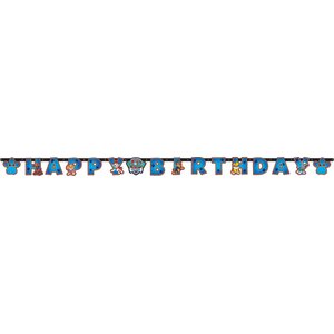 Ryhmä Hau Happy Birthday -kirjainköynnös 179,8 x 13,7 cm