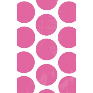 Paperipussi polka dots pinkki 8 kpl/pkt 11,3 x 17,7 cm