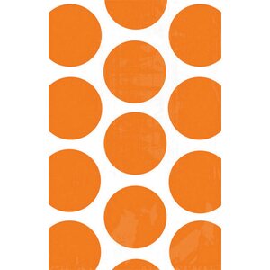 Paperipussi polka dots oranssi 8 kpl/pkt 11,3 x 17,7 cm