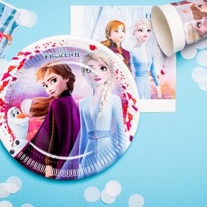 Suuri pahvilautanen Frozen 2 23 cm 8 kpl/pkt
