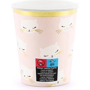 Cups Cat, 200ml 1pkt/6pc