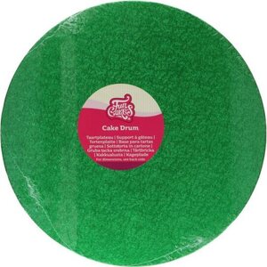 FunCakes paksu kakkualusta pyöreä ø30,5 cm vihreä